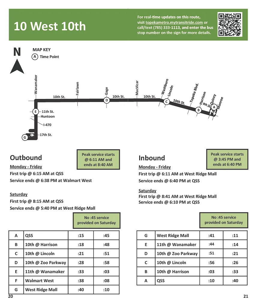 Route 10 - West 10th
