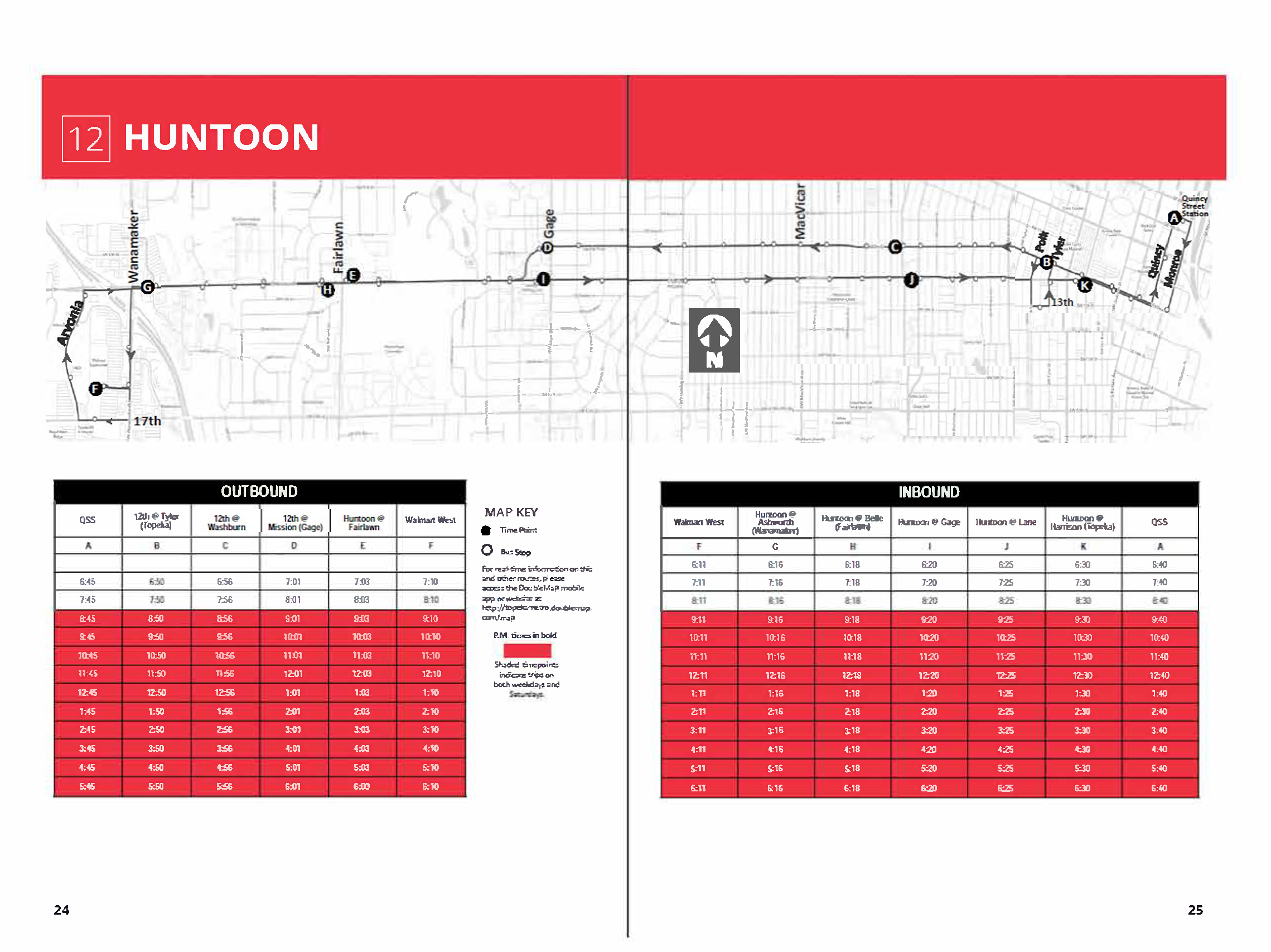 #12-Huntoon map